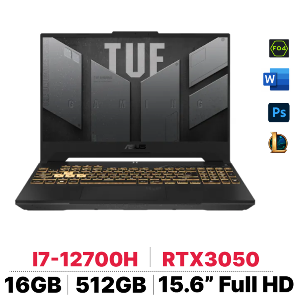 Laptop Asus Tuf Gaming F15 Fx507Zc4 - Hn099W - Cũ Đẹp