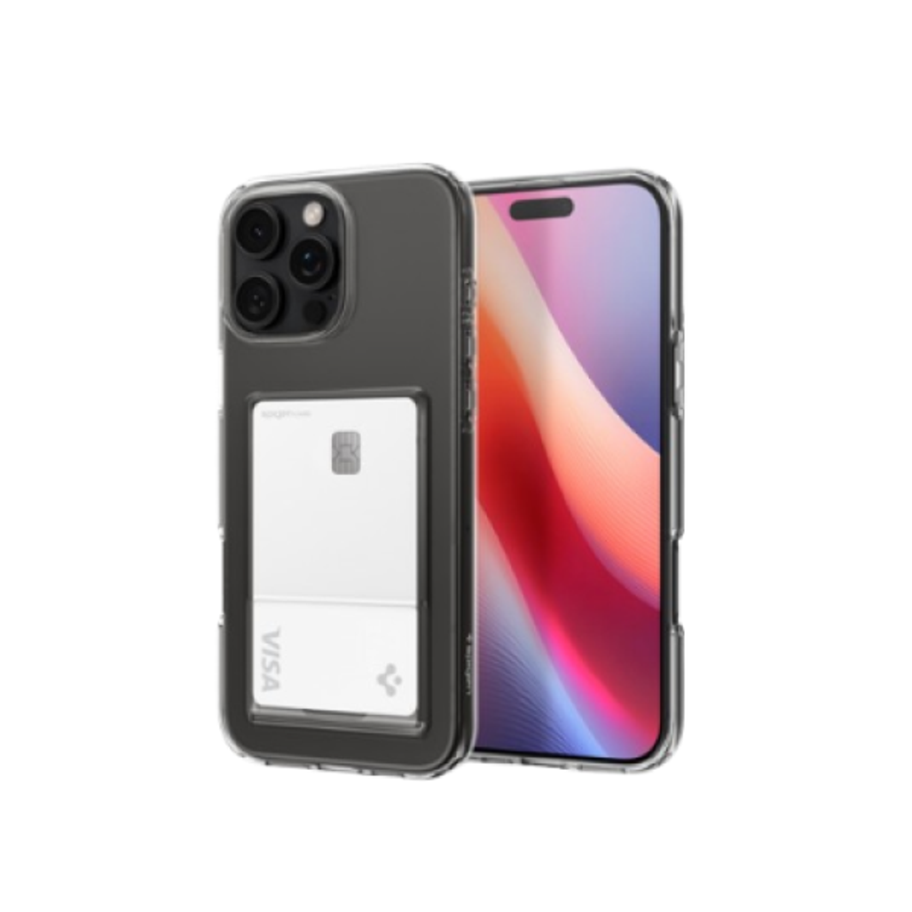 Ốp lưng iPhone 16 Pro Spigen Crystal Slot Crystal Clear