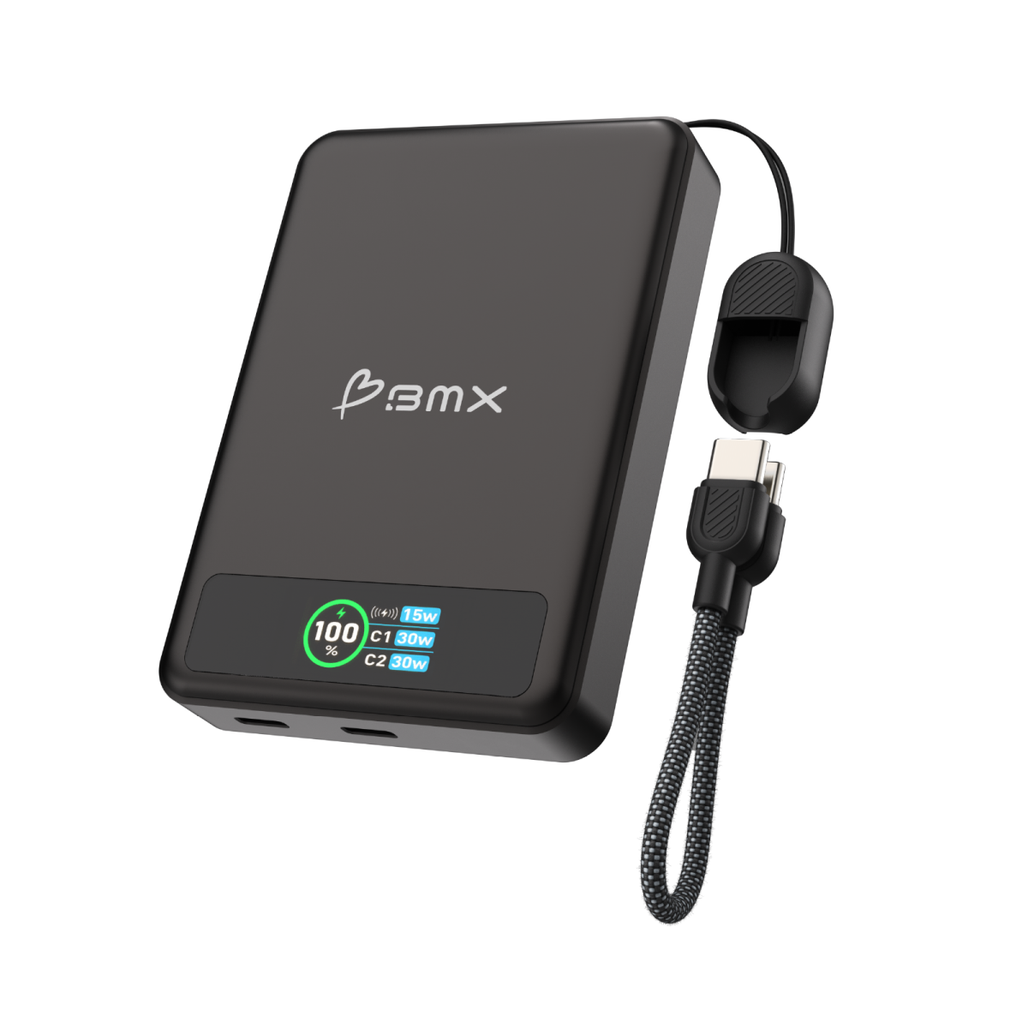 Pin Dự Phòng BMX Solid-State Magsafe 10000mAh Qi2