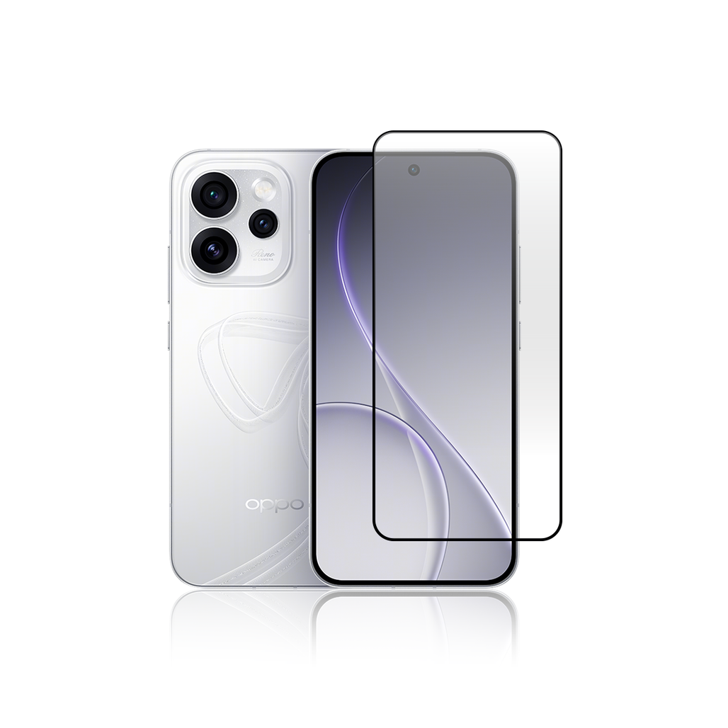 Dán kính cường lực màn hình OPPO Reno15F Zeelot Solidsleek full viền đen cao cấp