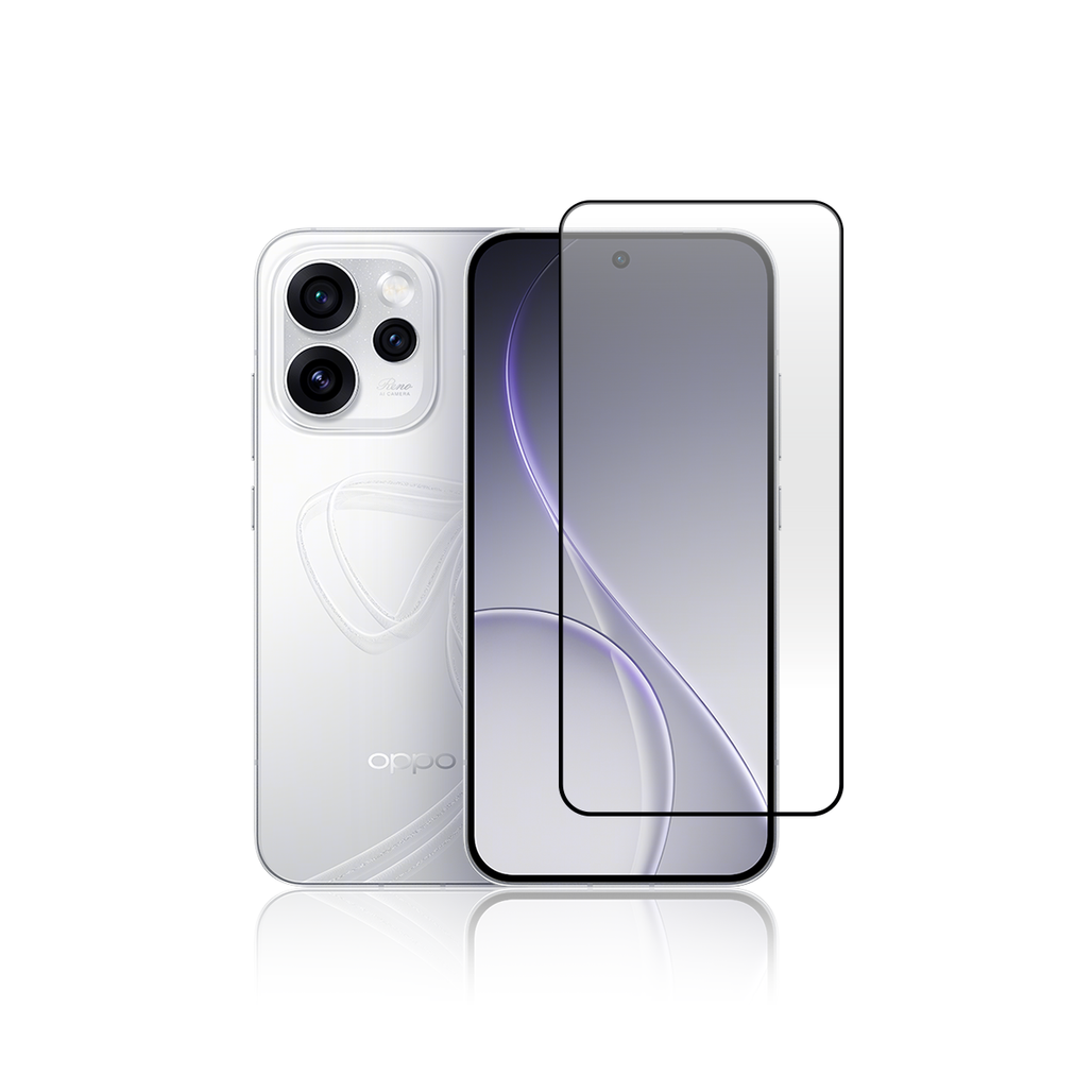 Dán Kính Cường Lực Màn Hình Oppo Reno 15 Zeelot Solidsleek Full Viền Đen Cao Cấp