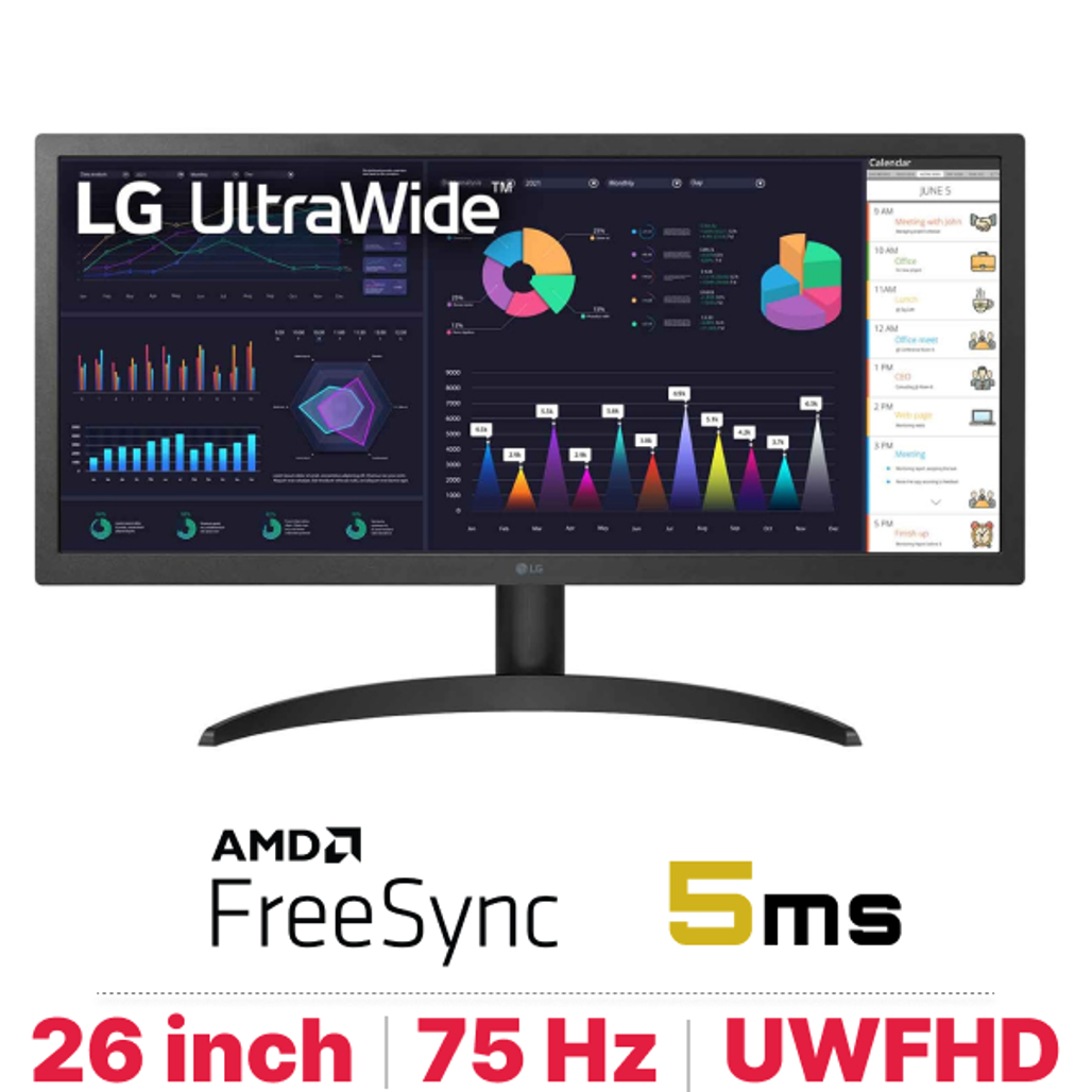 Màn hình LG UltraWide 26WQ500-B 26 inch