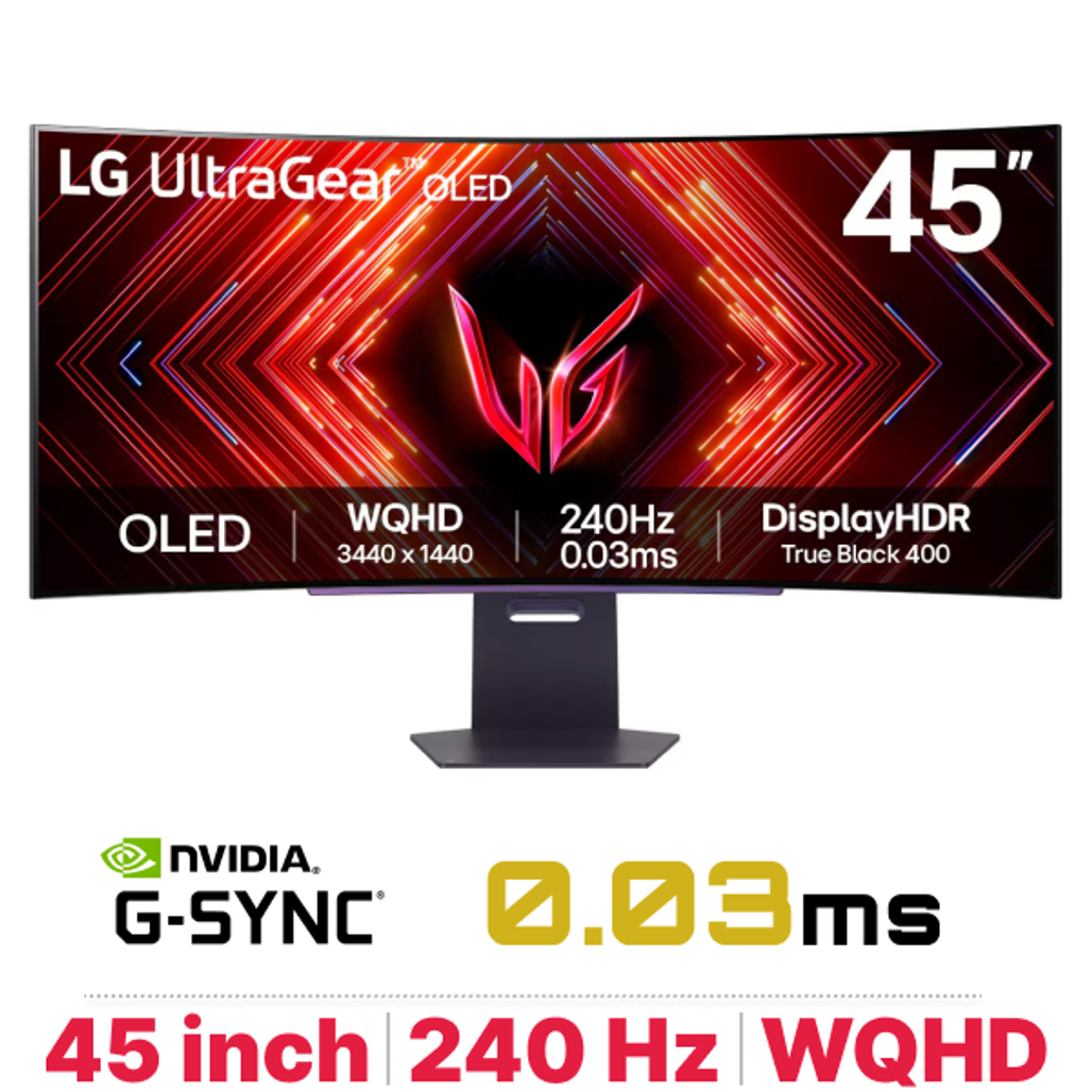 Màn hình Gaming LG UltraGear OLED 45GS95QE-B 45 inch