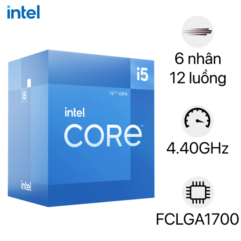 Cpu Intel Core I5 - 12400F (Tray)
