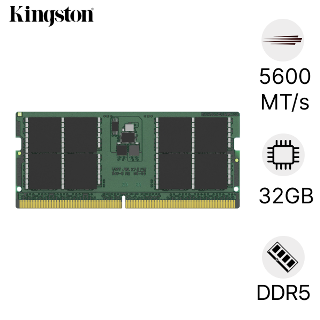 RAM Kingston DDR5 5600MT/s 32GB KVR56S46BD8-32