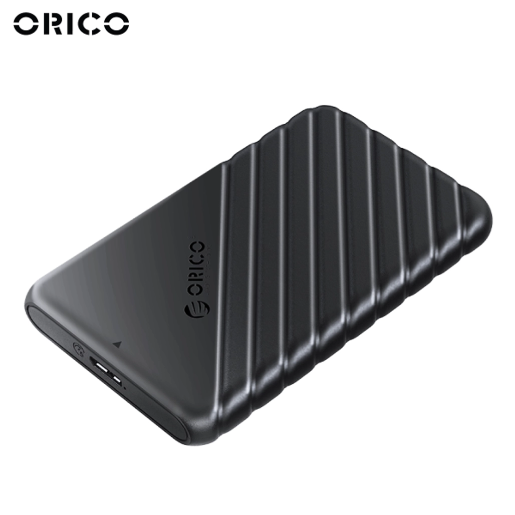 Hộp Đựng Ổ Cứng Orico 25PW1-U3-BK - 2.5 Inch SATA HDD/SSD, Màu Đen, Tương Thích 4TB