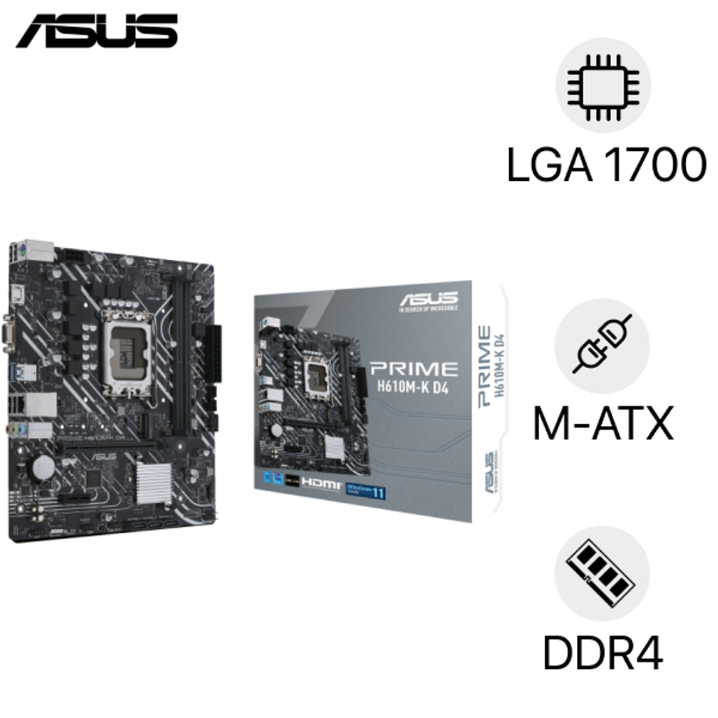 Mainboard Asus PRIME H610M-K D4
