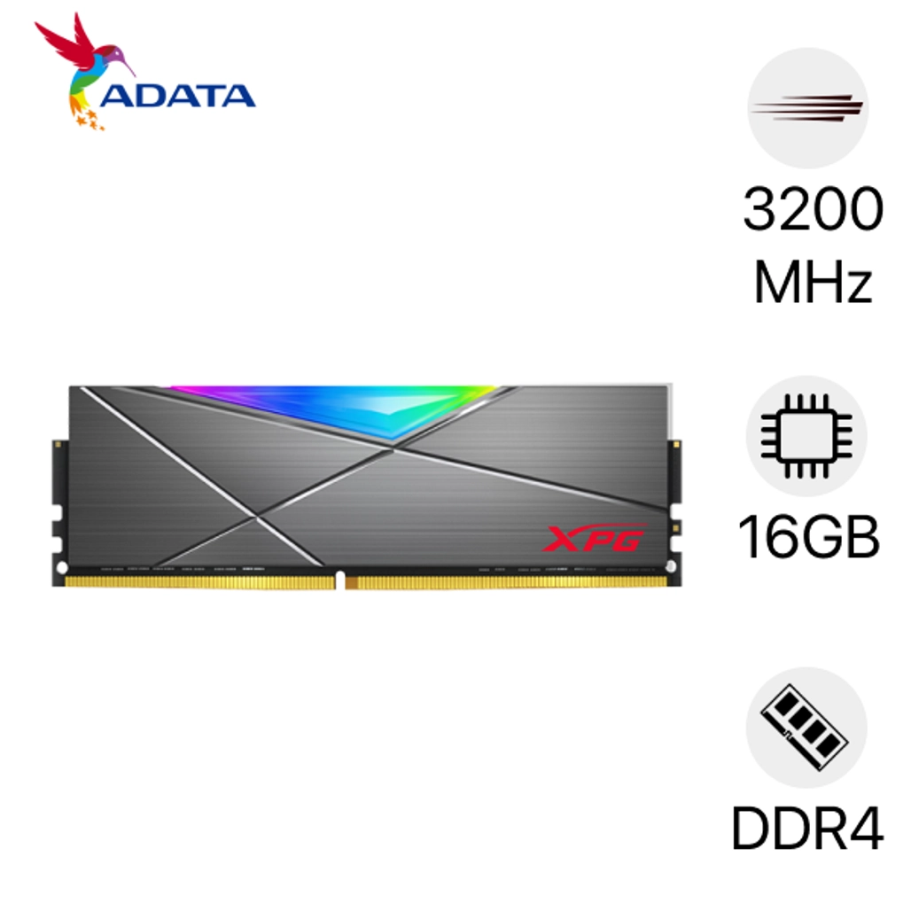 Adata Xpg D50 Rgb 16Gb 3200Mhz Ddr4