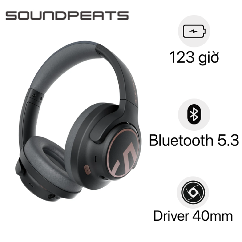 Tai nghe chụp tai Soundpeats Space 