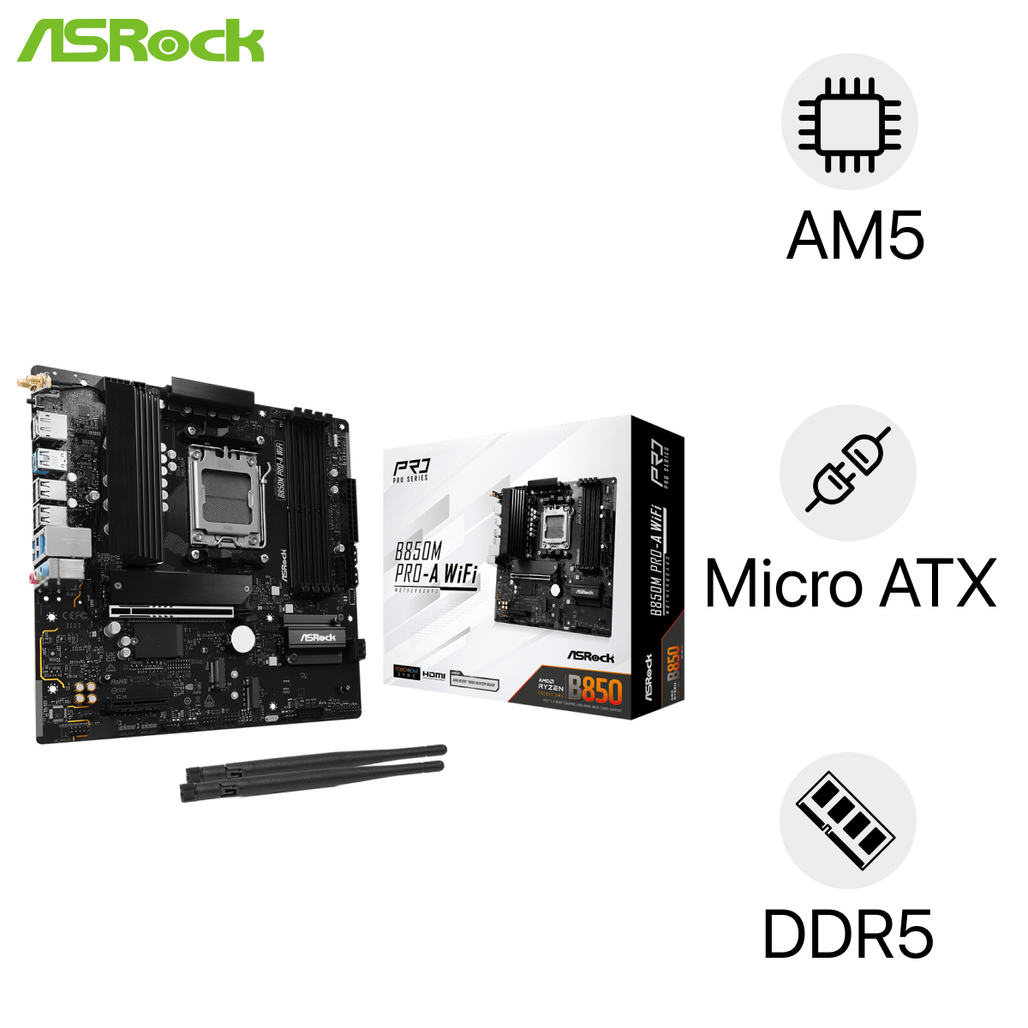 Mainboard ASRock B850M Pro-A WiFi DDR5