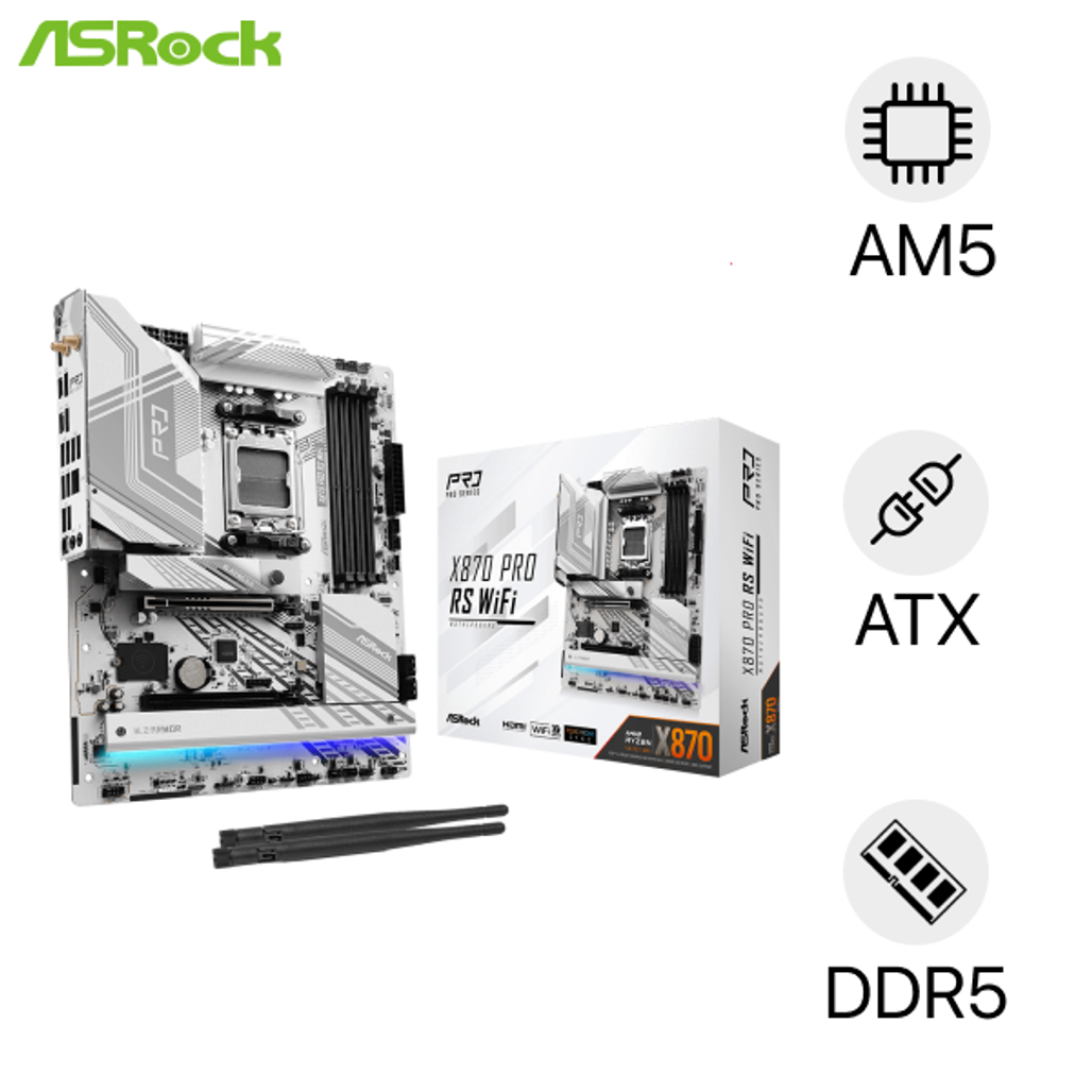 Mainboard Asrock X870 Pro RS Wi-Fi D5