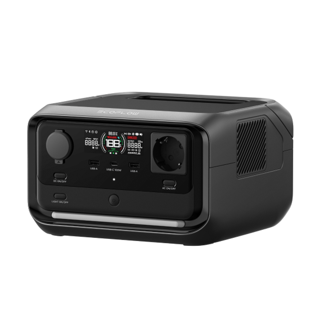 Trạm Sạc Dự Phòng Di Động Ecoflow 600W 286Wh River 3 Plus