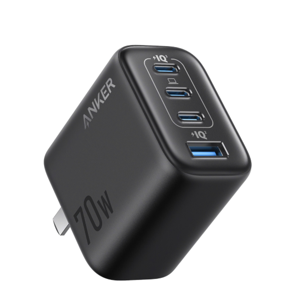 Sạc Anker 4 cổng 3C1A GAN 70W A121C - Cũ