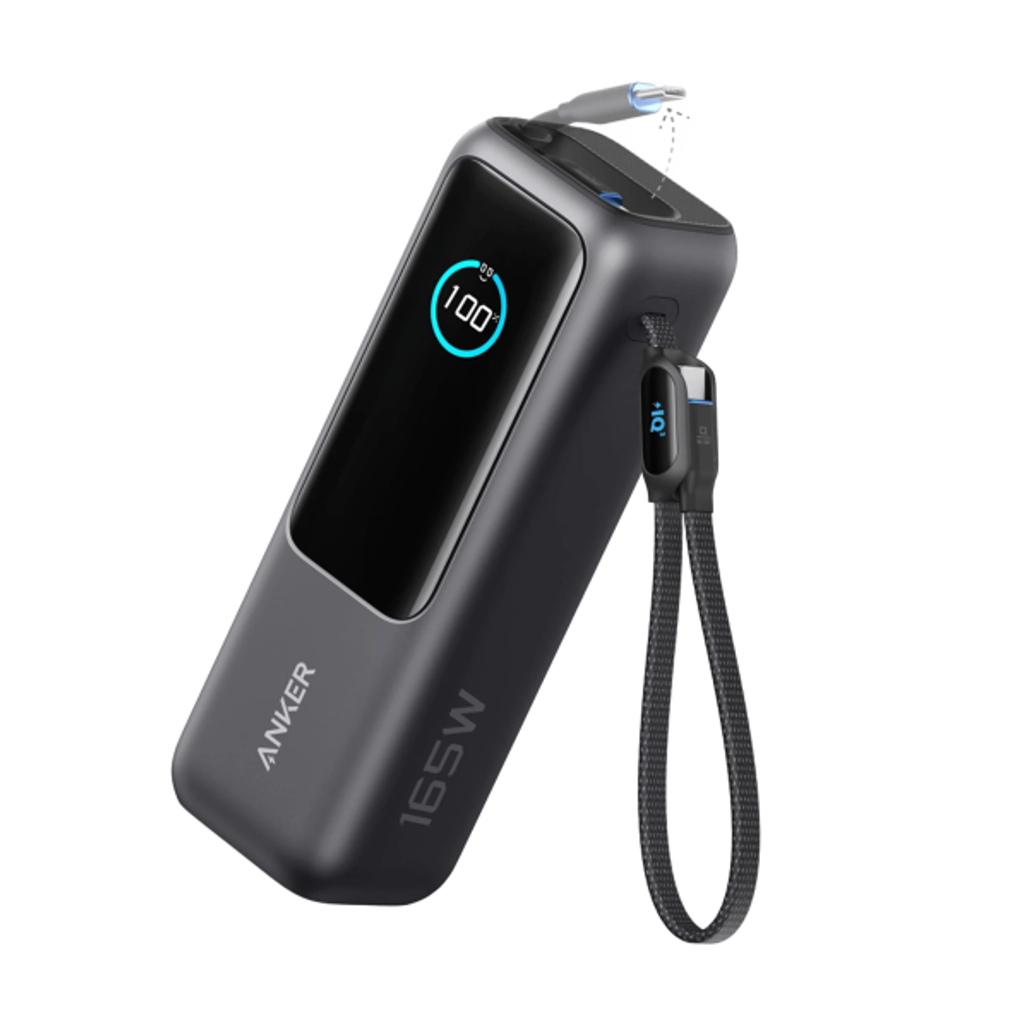 Pin Dự Phòng Anker 25.000Mah 165W Tích Hợp Cáp Rút Gọn A1695 - Cũ