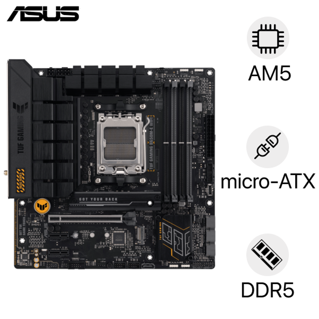 Mainboard ASUS TUF Gaming B650M-E Wifi D5