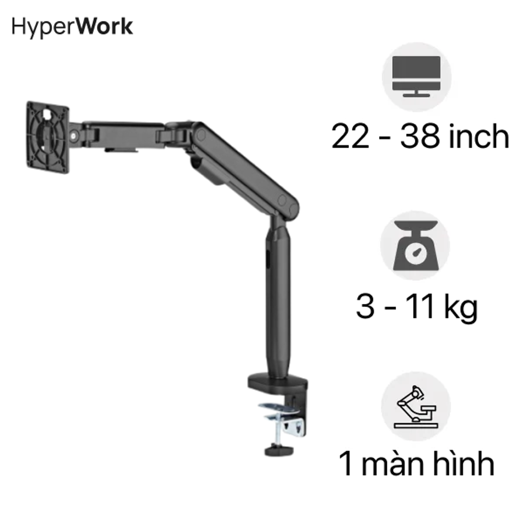 Giá treo màn hình HyperWork Flexus PA01