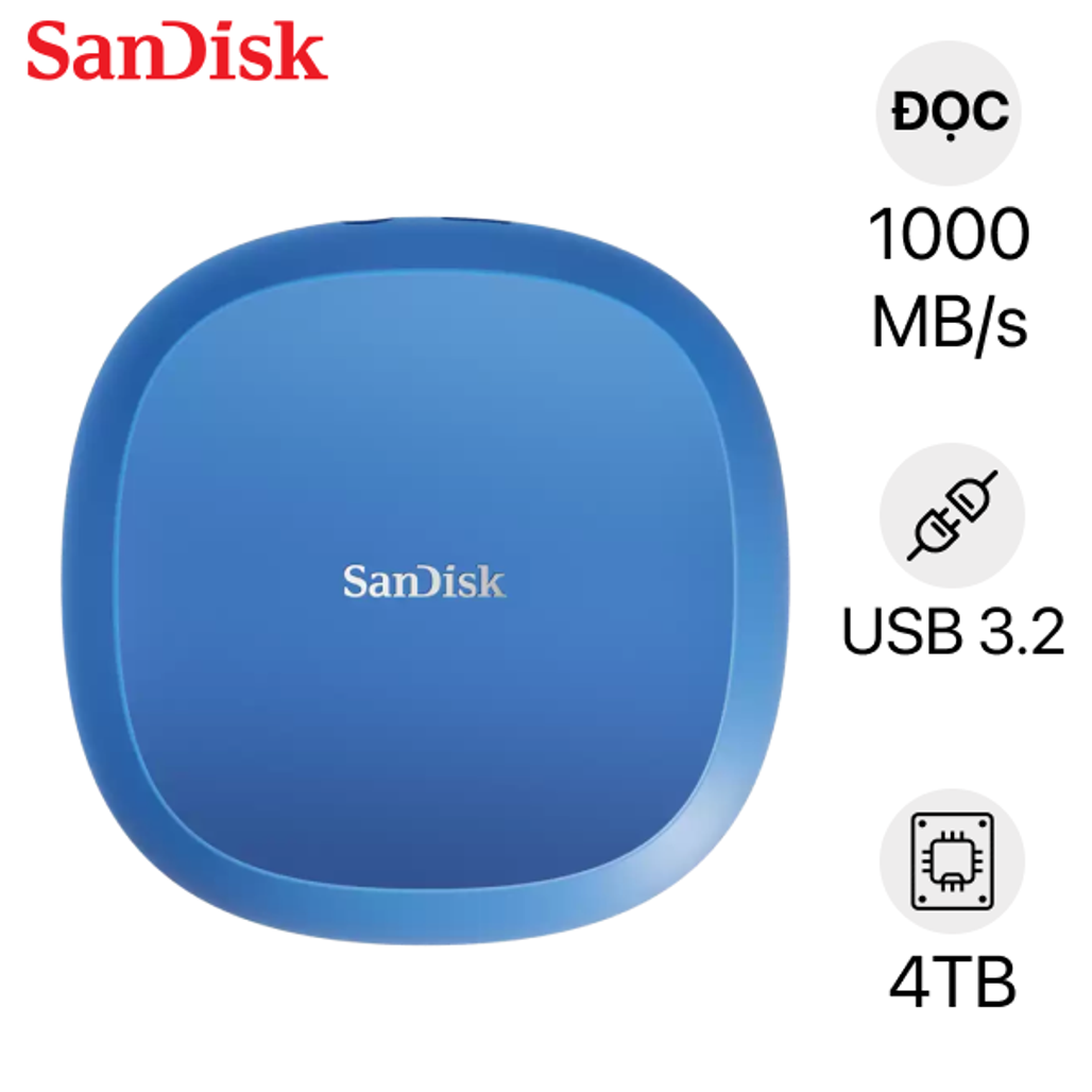 Ổ cứng SSD SanDisk Creator Desk Drive 4TB