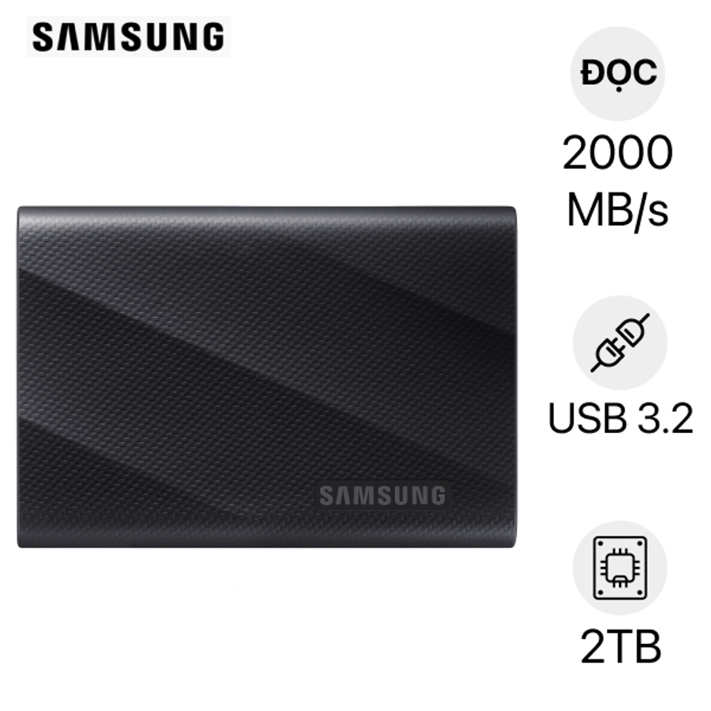 Ổ Cứng Di Động SSD Samsung T9 2TB 2000MB/S