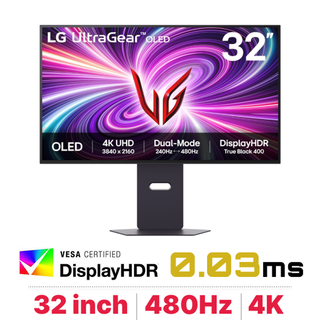 Màn hình Gaming LG UltraGear OLED 32GS95UV-B 32 inch - Đã Kích Hoạt