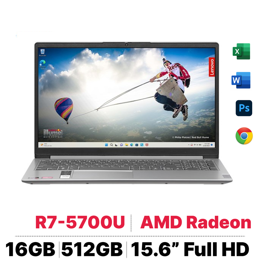 Laptop Lenovo Ideapad 1 15ALC7 82R400C1VN - Cũ Xước Cấn