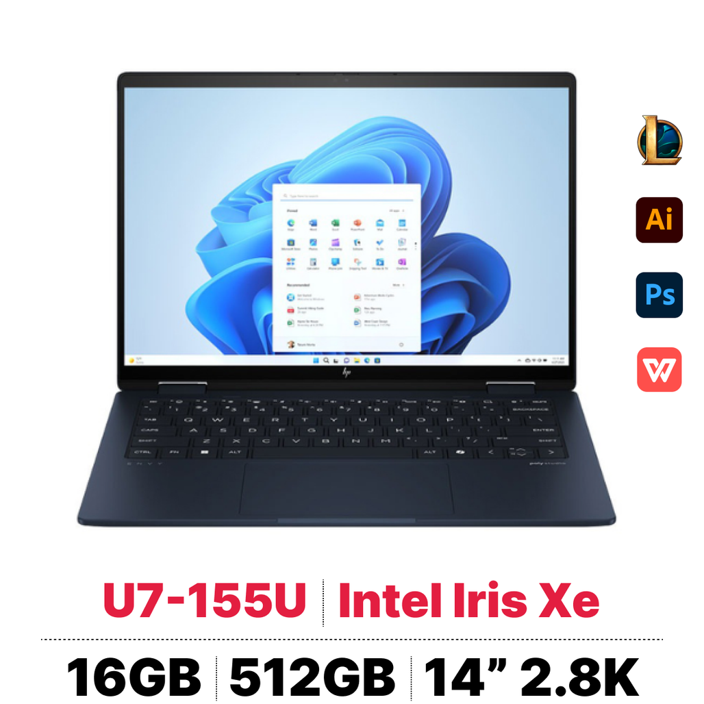 Laptop HP Envy x360 14-FC0089TU A19BZPA - Cũ Đẹp