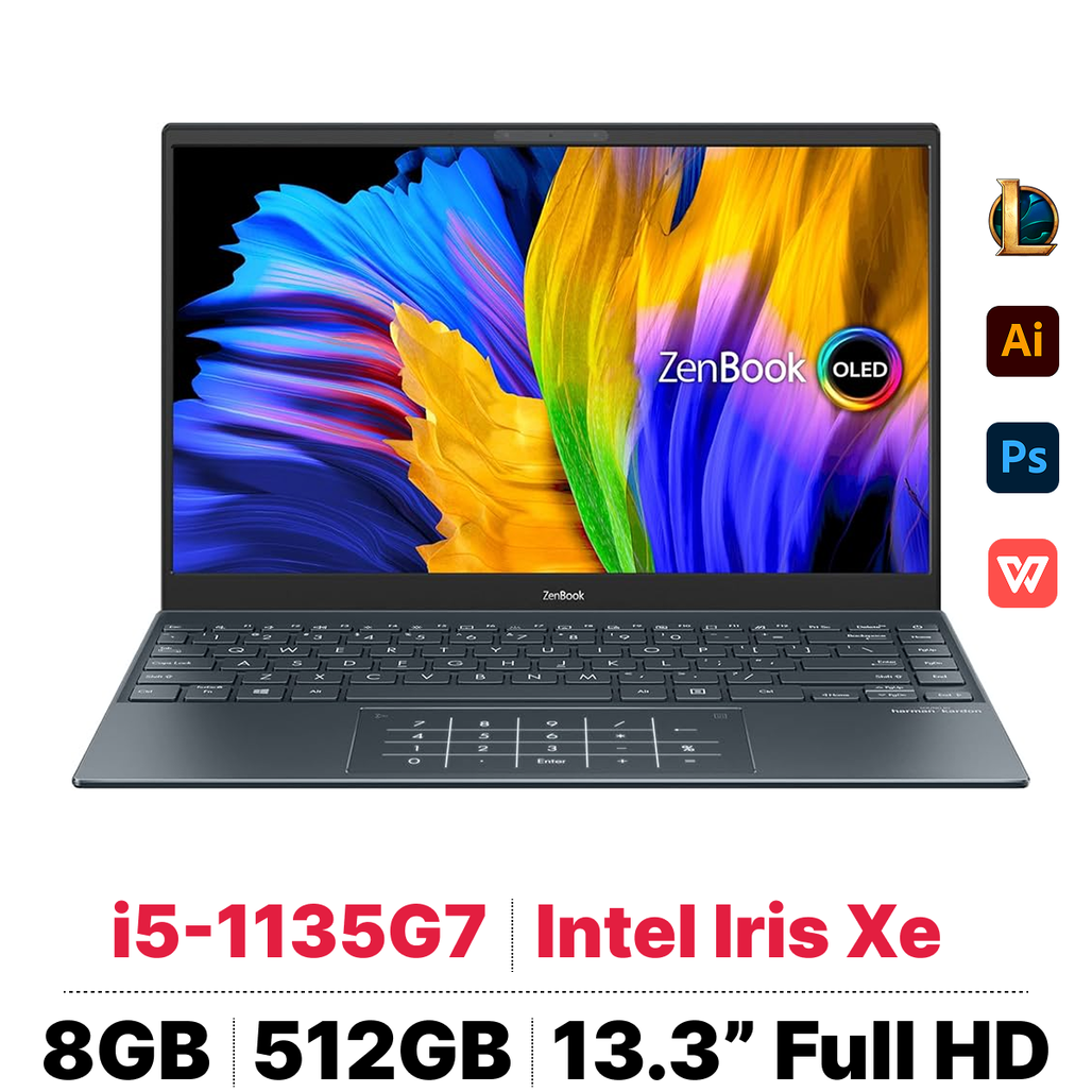 Laptop Asus Zenbook UX325EA KG656W - Cũ Trầy Xước