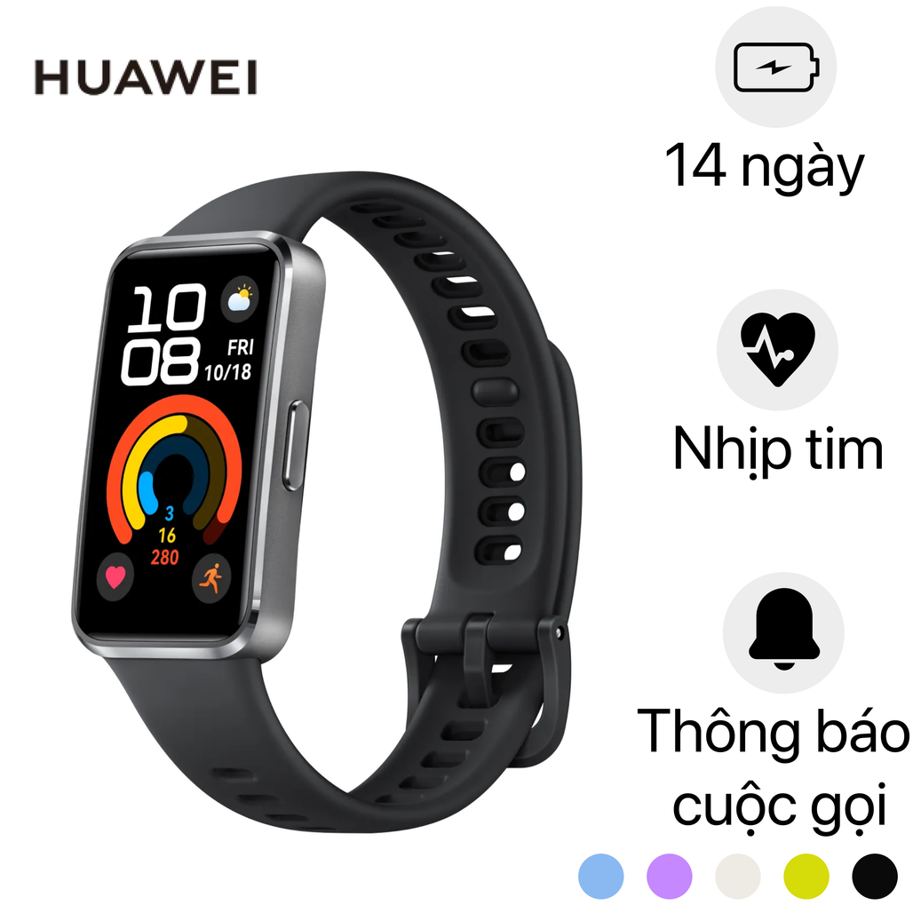Vòng đeo tay thông minh Huawei Band 10 khung kim loại