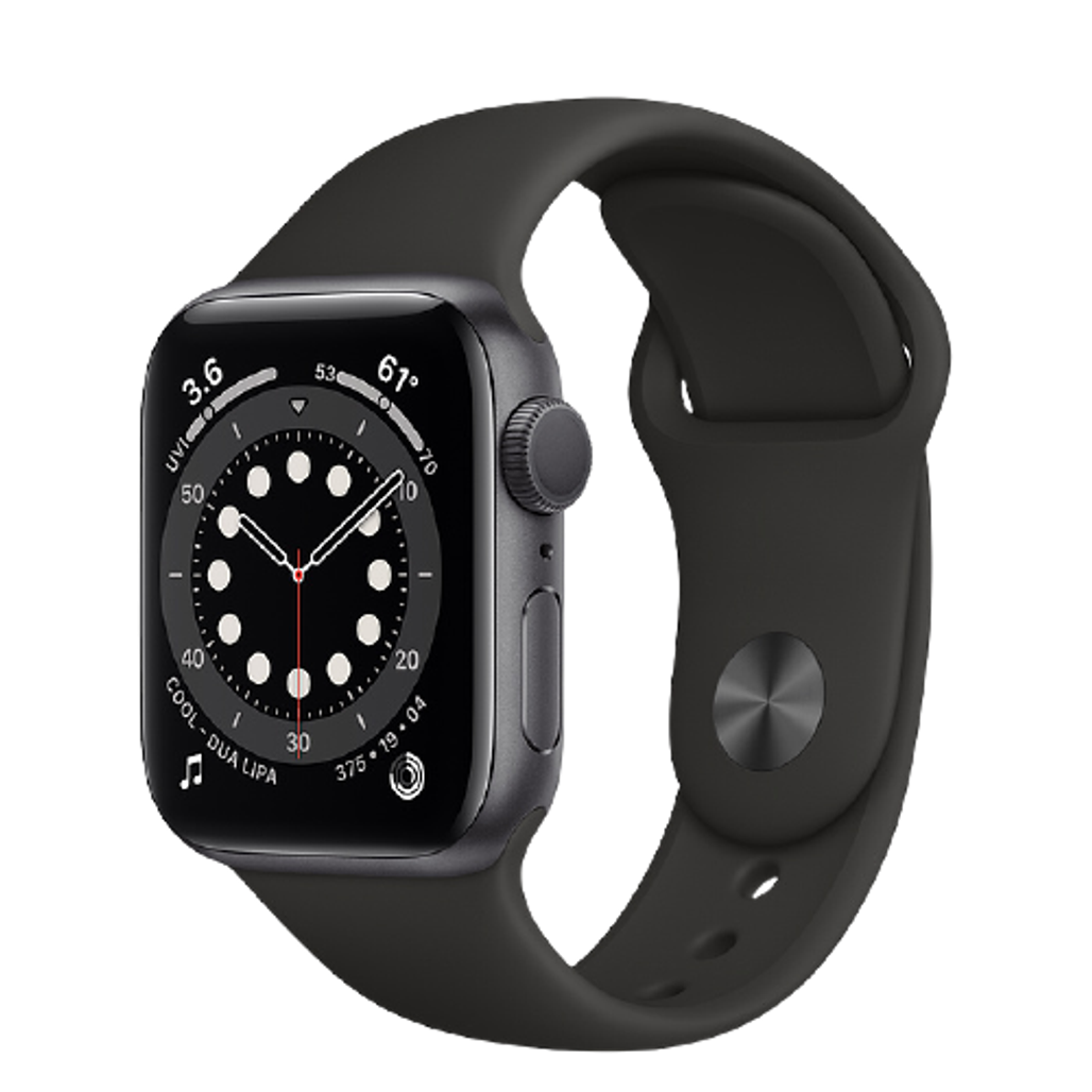 Apple Watch Series 6 40mm GPS Viền Nhôm Dây Cao Su Cũ đẹp 