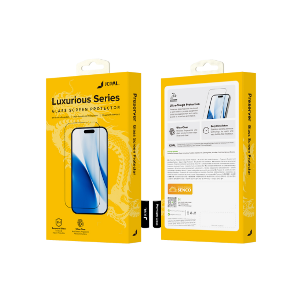 Dán Kính Cường Lực Màn Hình Apple Iphone 17 Pro Max Jcpal Full Cao Cấp