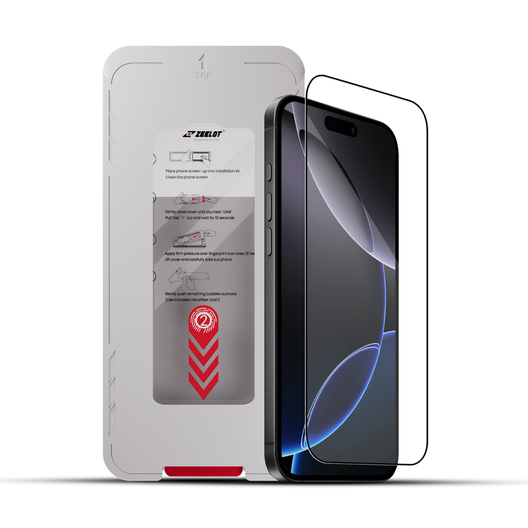 Dán Kính Cường Lực Màn Hình Apple Iphone 17 Zeelot Solidsleek Ultra Hd Full Cao Cấp