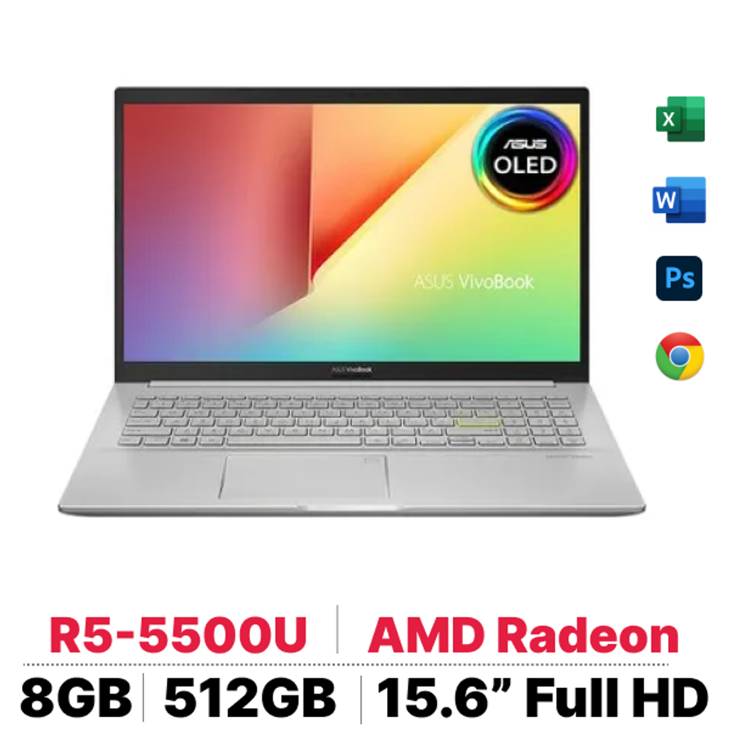 Laptop Asus Vivobook M513Ua - L1230T - Cũ Trầy Xước