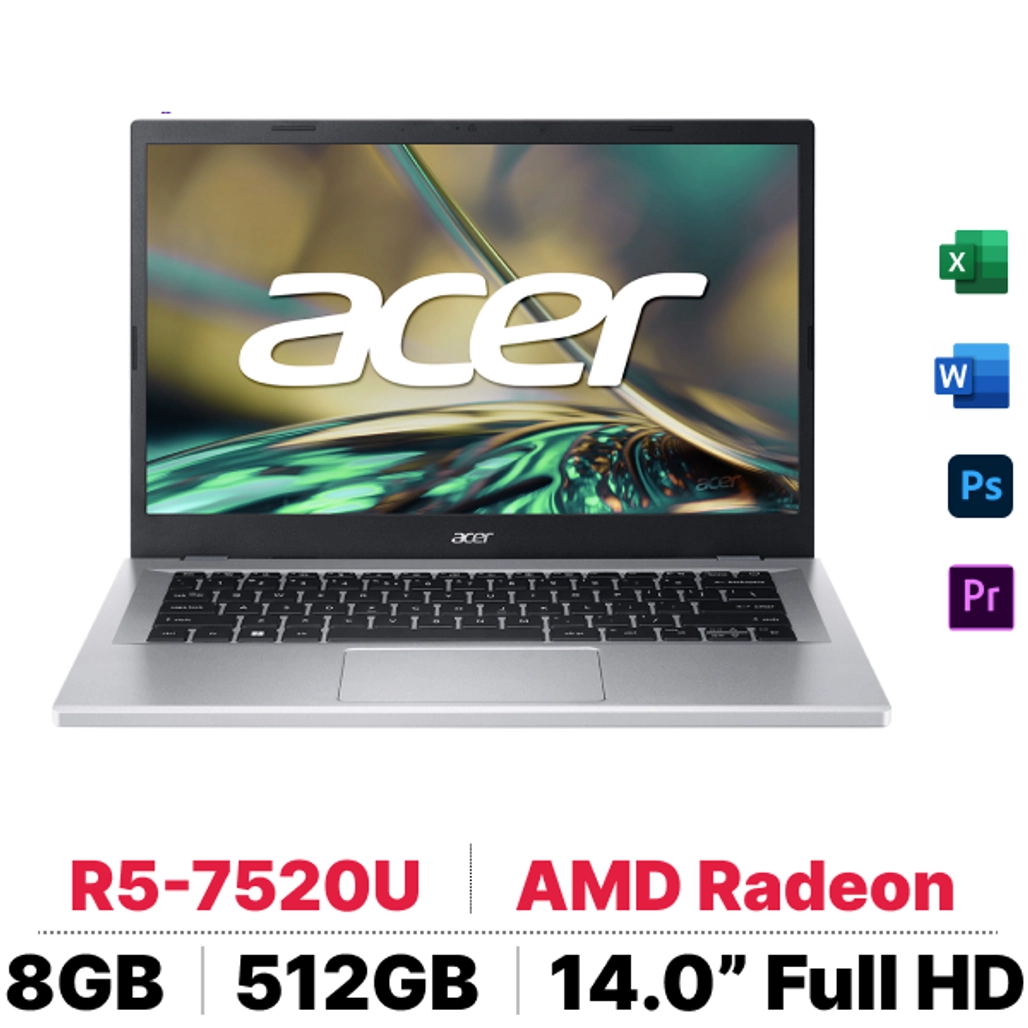 Laptop Acer Aspire 3 A314 - 23M - R4Tx Nx.kexsv.001 - Cũ Đẹp