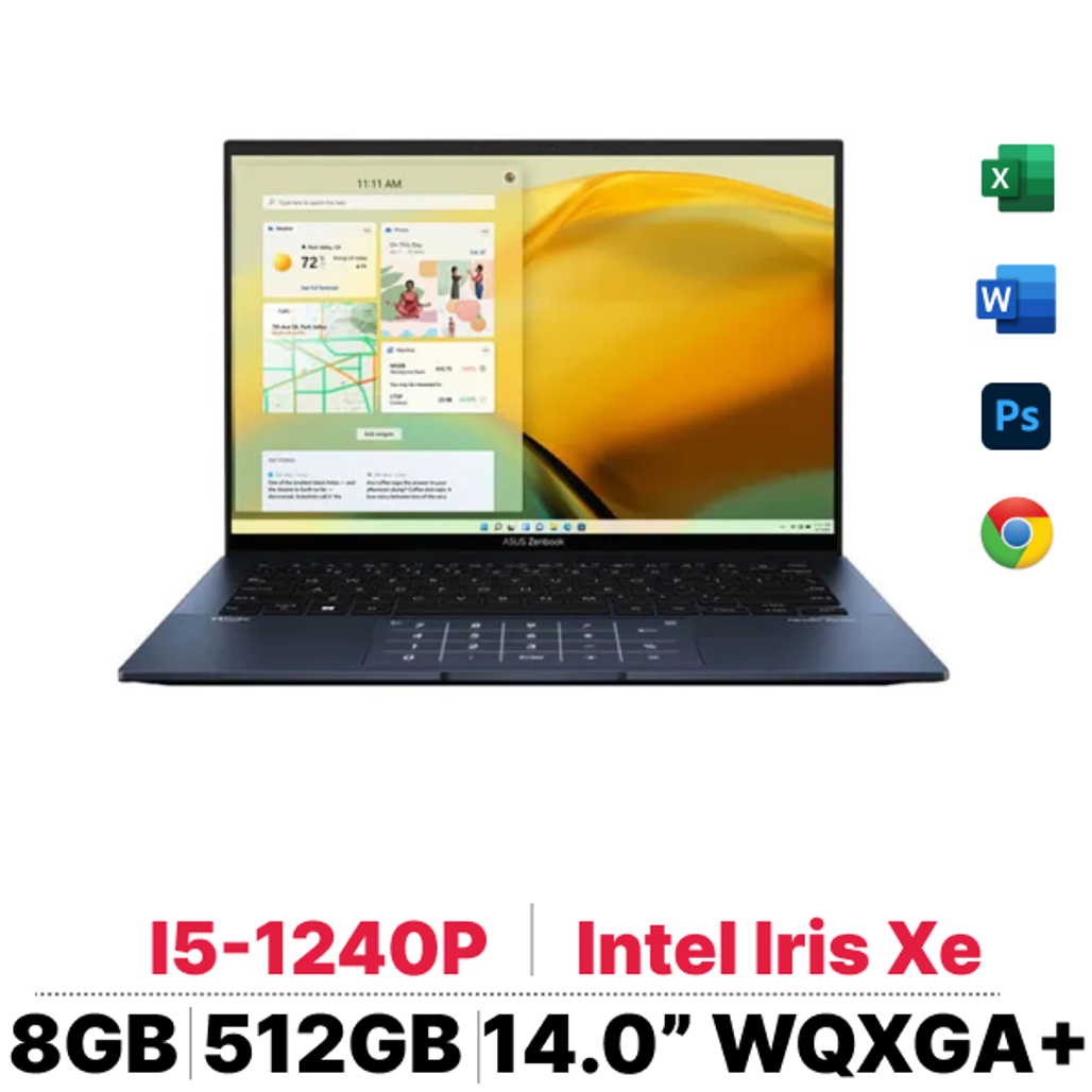 Laptop Asus Zenbook 14 Oled Ux3402Za Km218W - Cũ Xước Cấn