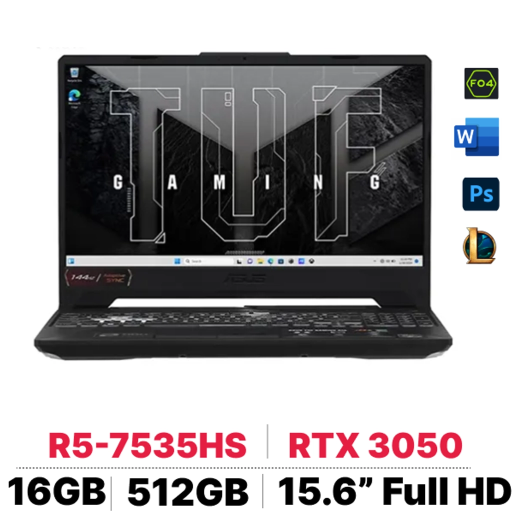 Laptop Asus Tuf Gaming A15 Fa506Nc - Hn017W - Cũ Đẹp
