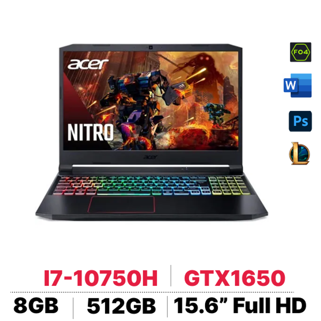 Laptop Acer Nitro 5 AN515-55-70VQ (NH.Q7RSV.001) - Cũ Xước Cấn