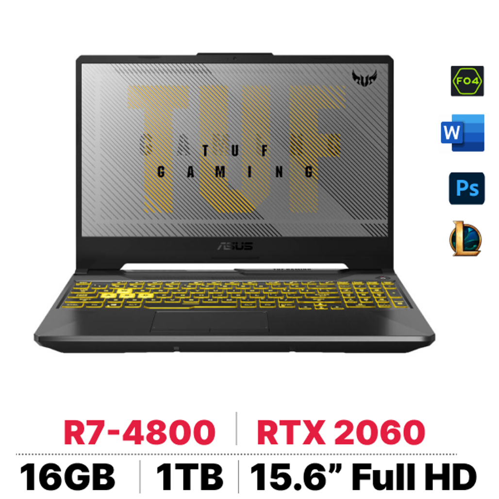 Laptop Asus Tuf Gaming A15 Fa506Iv - Hn202T - Cũ Xước Cấn