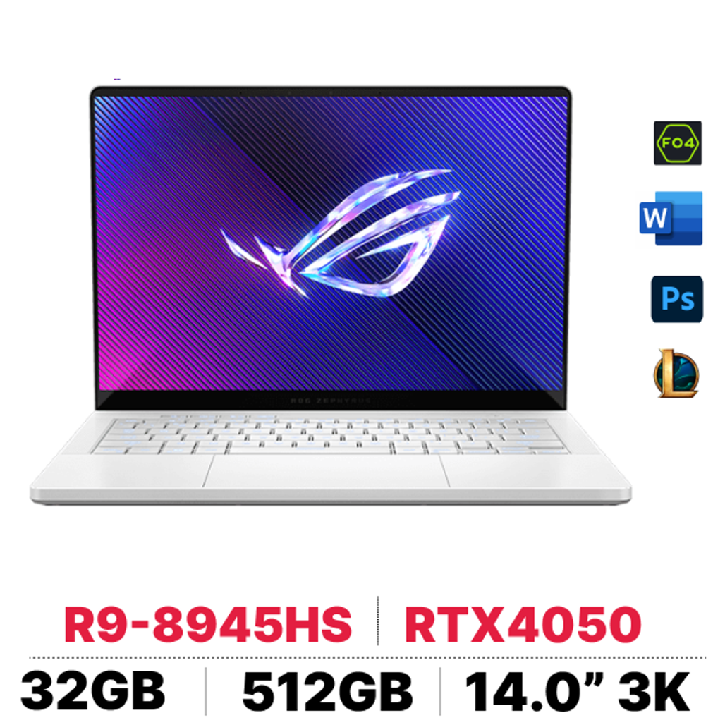 Laptop Asus Zenbook 14 ROG Zephyrus G14 GA403UU-QS101W - Cũ Đẹp