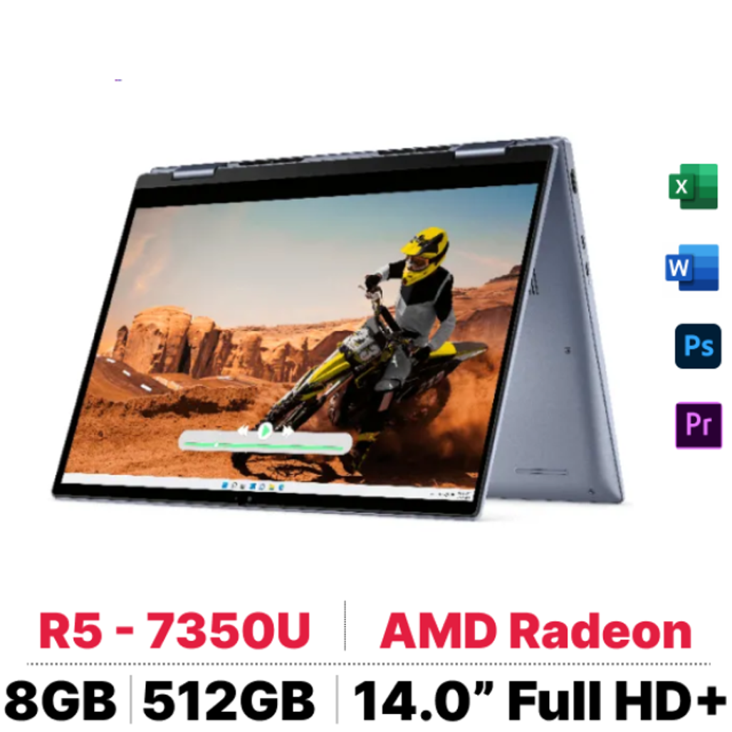 Laptop Dell Inspiron 14 7435 P172G - Cũ Trầy Xước