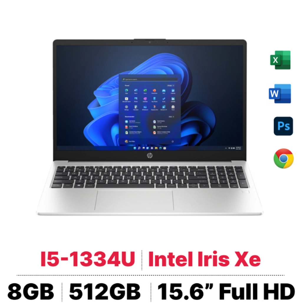 Laptop Hp 250 G10 I5 - 1334U/8Gb/512Gb/Win11 (A06Frpt)