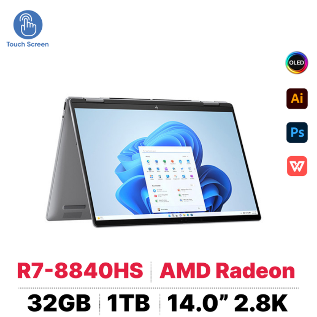 Laptop HP ENVY x360 14-FA0092AU AY8U2PA - Cũ Trầy Xước