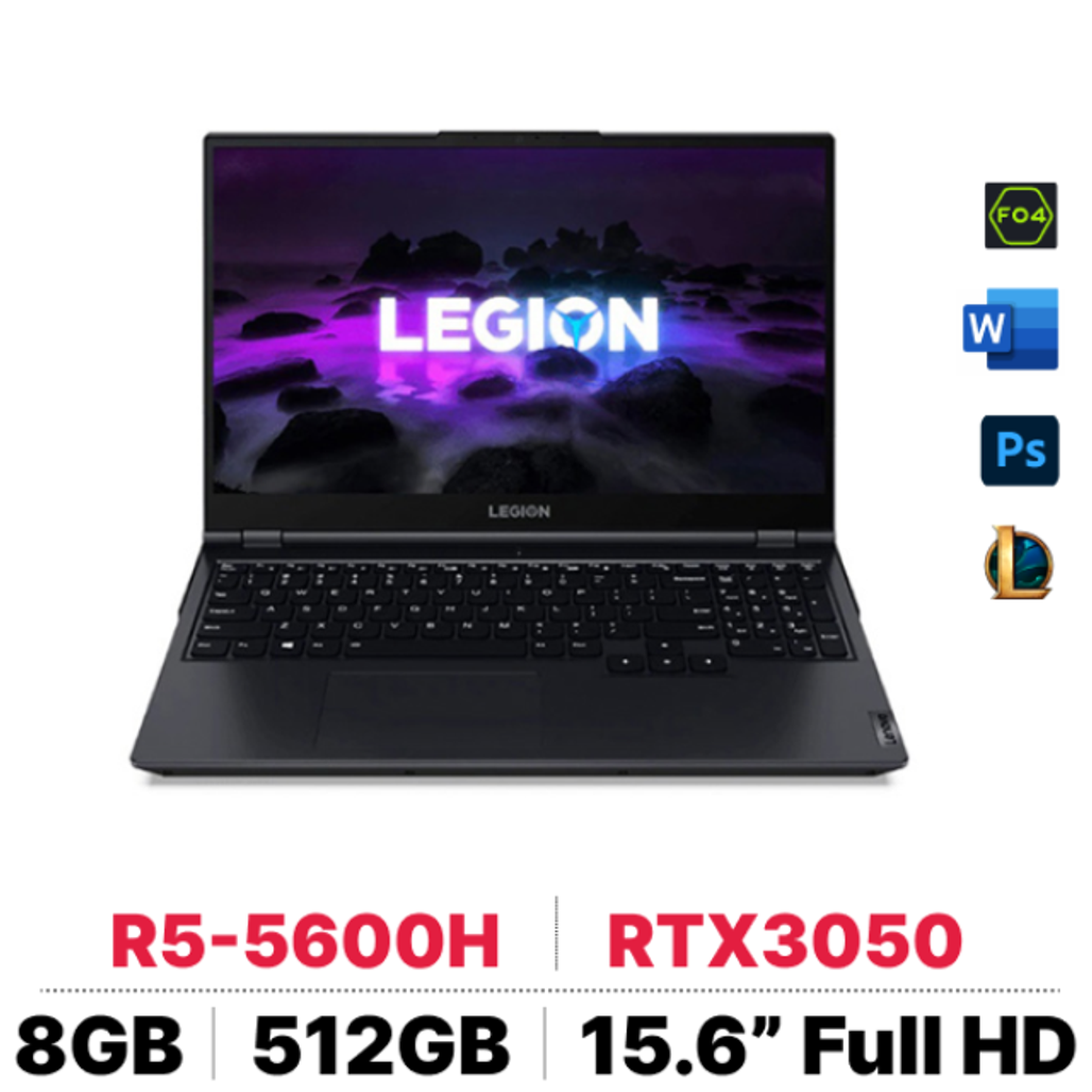 Laptop Lenovo Gaming Legion 5 15Ach6 82Jw00Jqvn - Cũ Xước Cấn