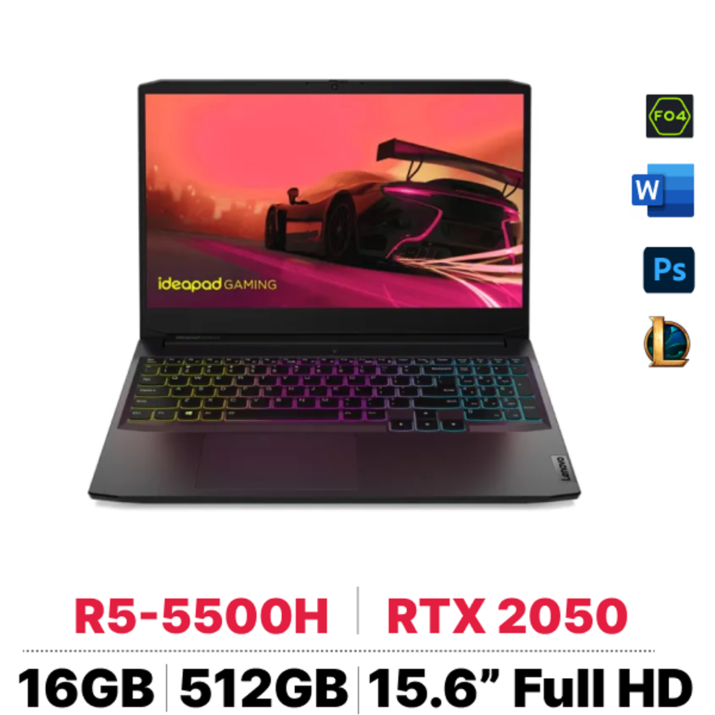 Laptop Lenovo Ideapad Gaming 3 15Ach6 82K2027Qvn - Cũ Đẹp