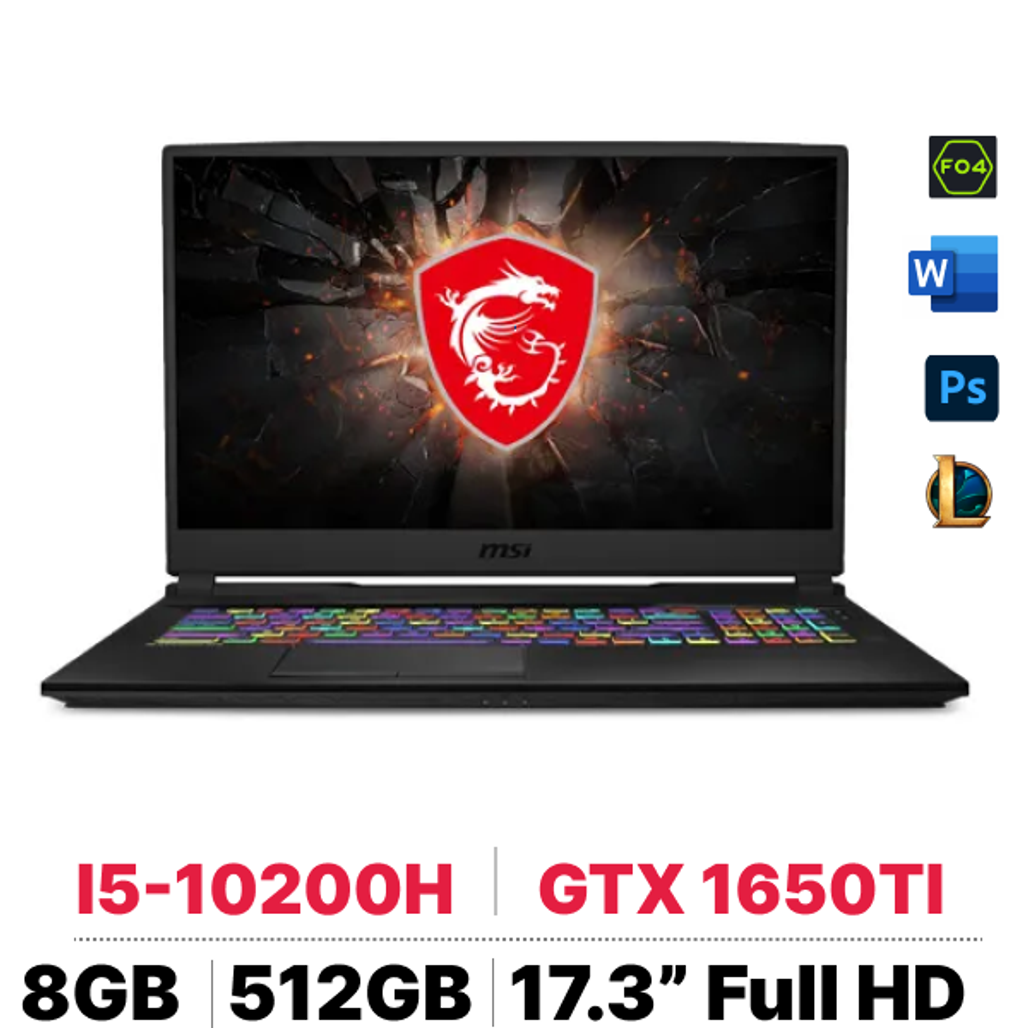 Laptop Msi Gaming Gl75 Leopard 10Scsk 056Vn - Cũ Trầy Xước