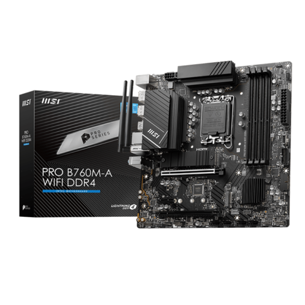 Bo Mạch Chủ MSI PRO B760M-A Wi-Fi DDR4