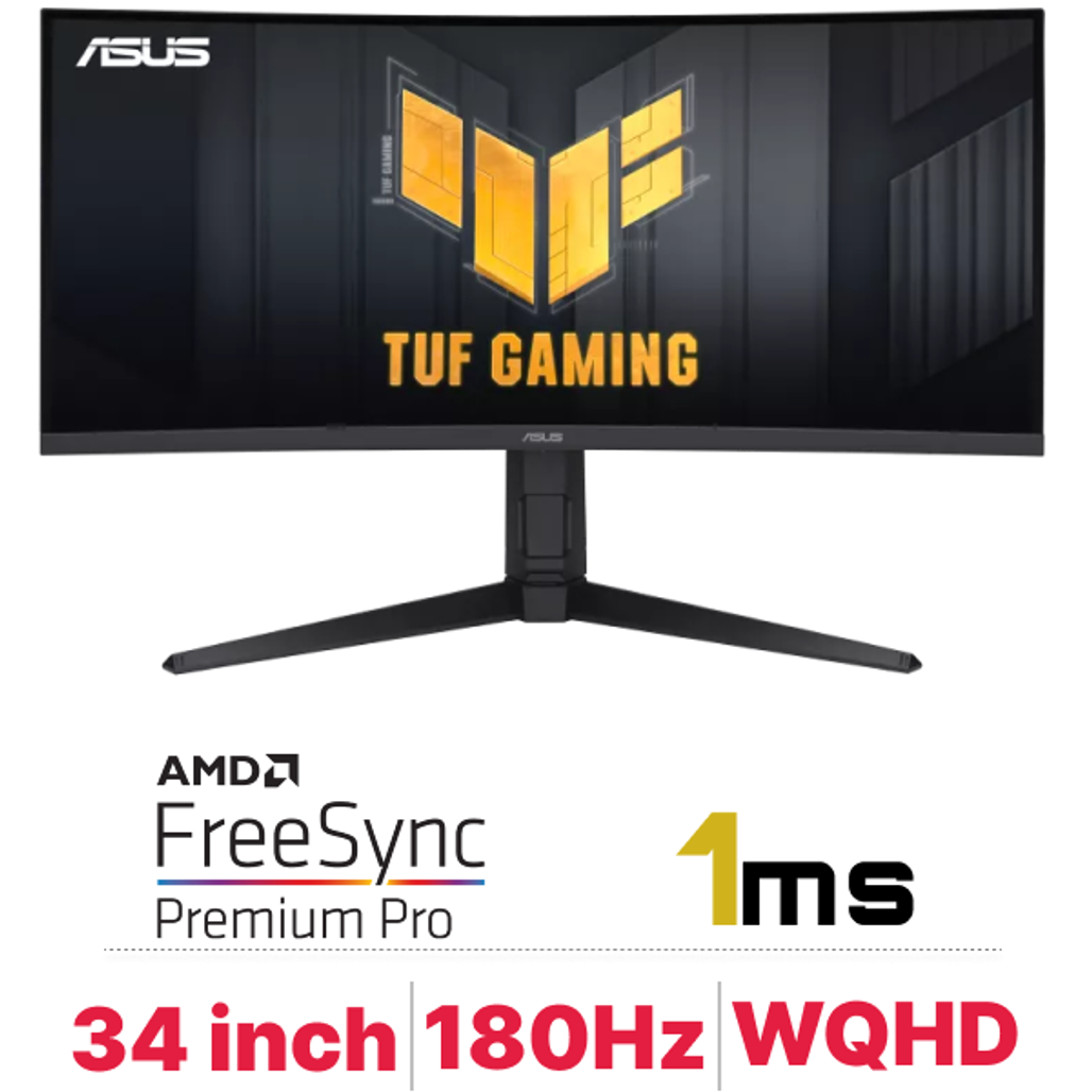 Màn Hình Cong Gaming Asus Tuf Vg34Vql3A 34 Inch - Cũ Đẹp