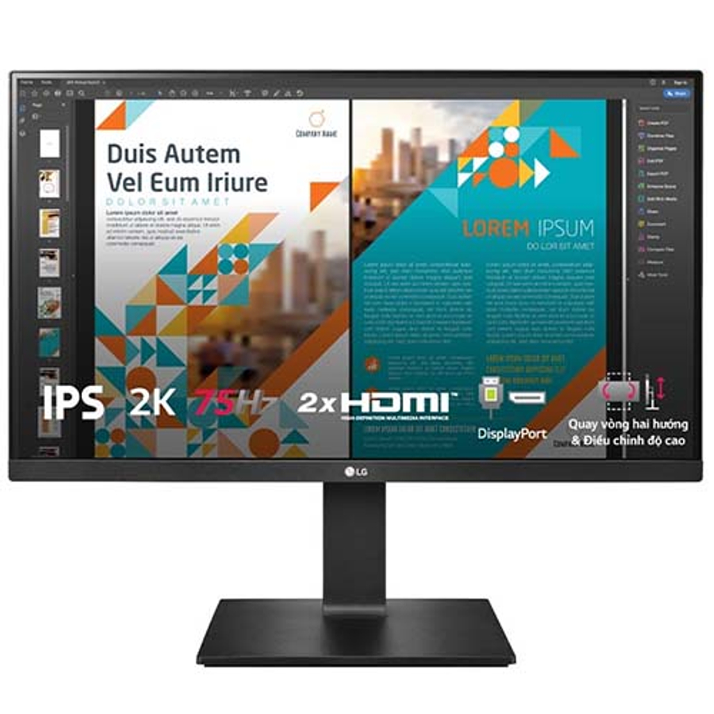 Màn hình LG 24 inch 24QP550 - Cũ Đẹp