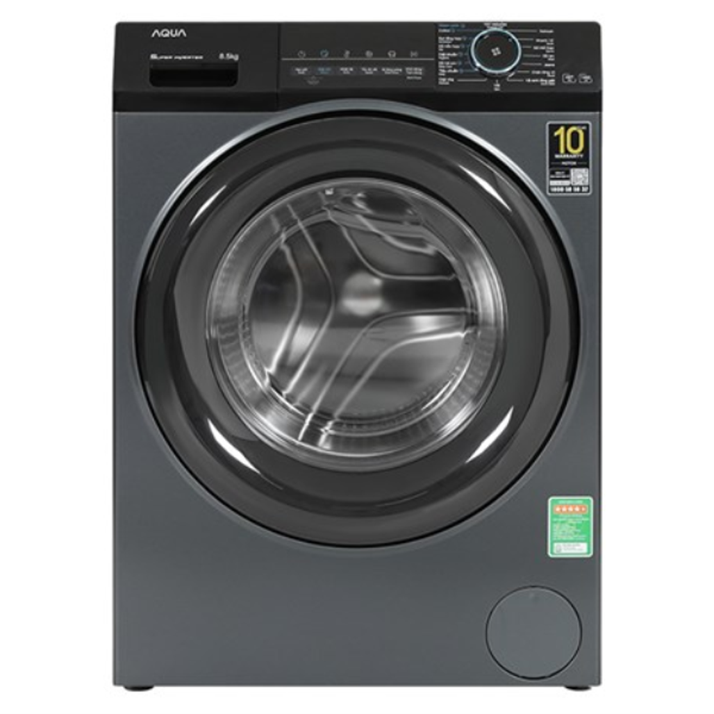 Máy giặt Aqua cửa ngang 8.5kg 2023 (AQD-A852J.BK)