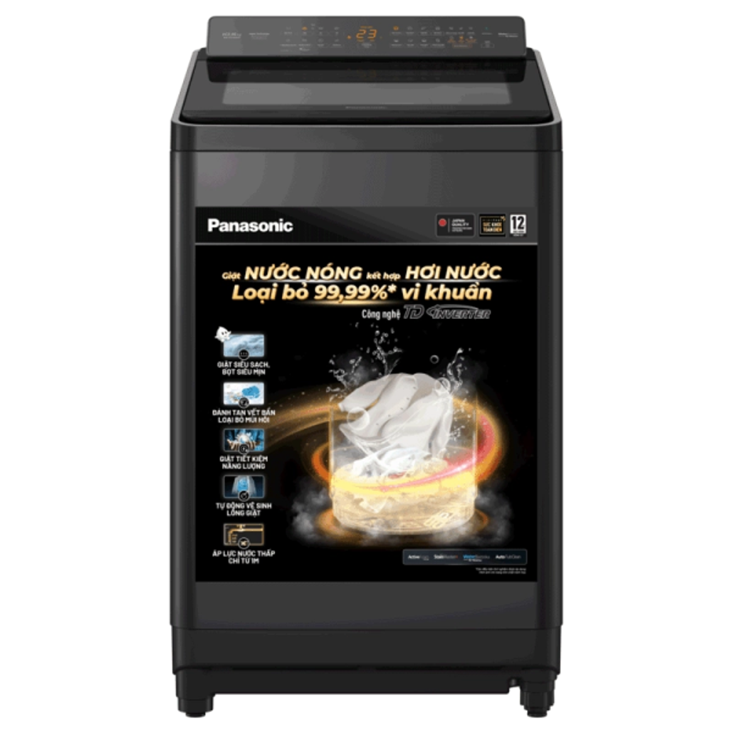 Máy giặt Panasonic cửa trên 11.5kg 2025 (NA-FD115V3BV)