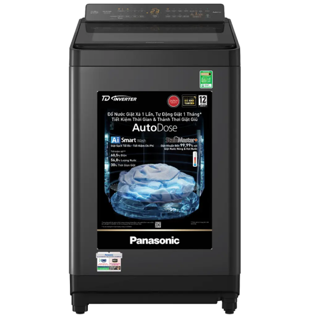 Máy Giặt Panasonic Cửa Trên 11.5Kg 2023 (Na - Fd115W3Bv)