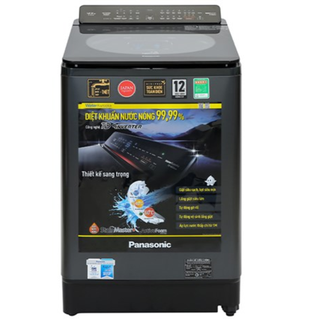 Máy giặt Panasonic cửa trên 12.5kg 2021 (NA-FD125V1BV)